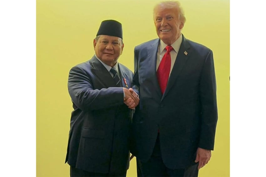 Prabowo Unggah Foto Bareng Trump, Optimistis Ada Terobosan Perdamaian