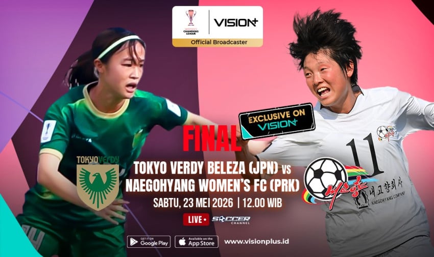 Jangan Lewatkan! Final AFC Women’s Champions League 2025/26 Live Streaming di VISION+