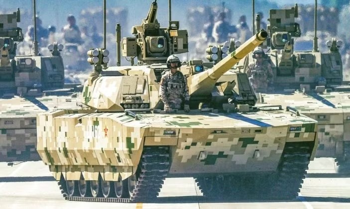 Tank-tank Buatan China untuk Pertama Kalinya Mengintegrasikan dengan UAV