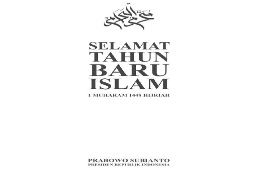 Selamat Tahun Baru Islam 1 Muharram 1448 H